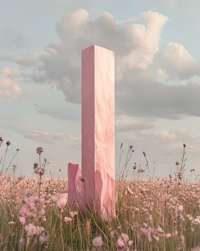 Surreal editorial AI visual